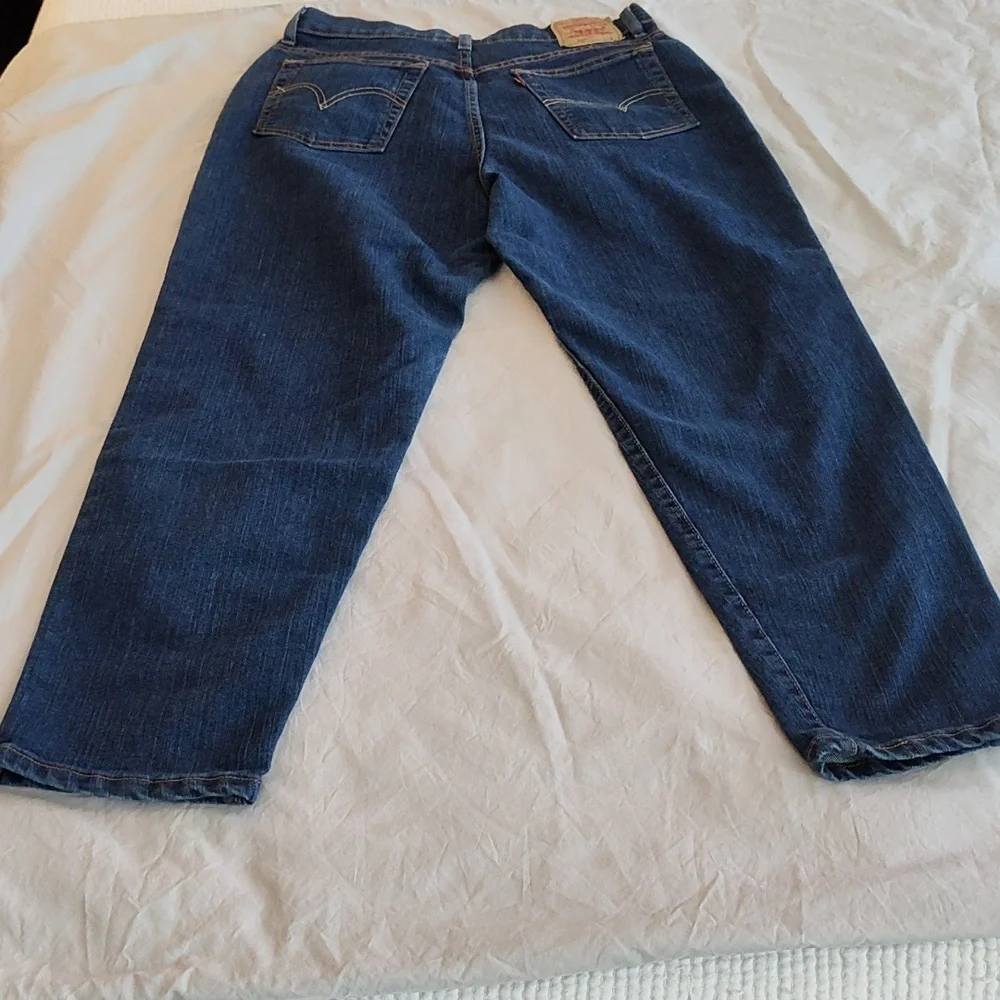 Levi's Classic Slim Tapered Stretch 512 Jeans Size 16S Dark Wash Casual Western - Picture 4 of 13